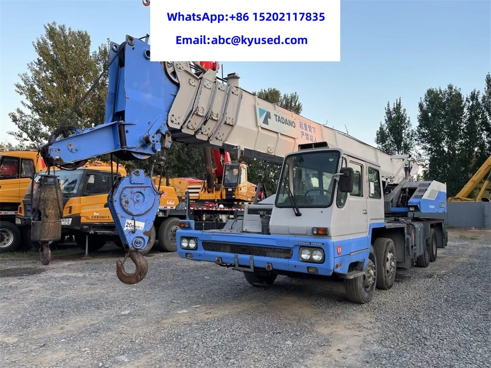 TADANO TG500E TG700E TG1000 TG250E TL250E TL300E 25TON 35TON 50TON 70TON 100TON - עגורן נייד: תמונה 1 TADANO TG500E TG700E TG1000 TG250E TL250E TL300E 25TON 35TON 50TON 70TON 100TON - עגורן נייד: תמונה 1