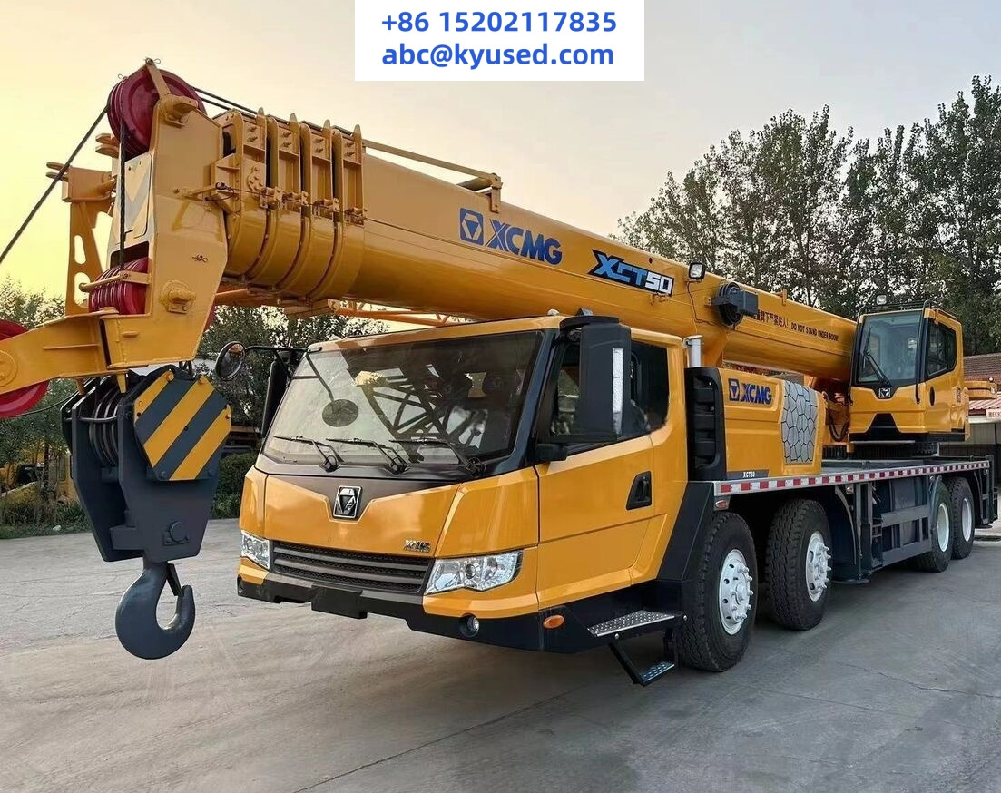 XCMG XCT50 QY50K QY50KA QY50KC XCT55 50t 55t used crane - עגורן נייד: תמונה 1 XCMG XCT50 QY50K QY50KA QY50KC XCT55 50t 55t used crane - עגורן נייד: תמונה 1