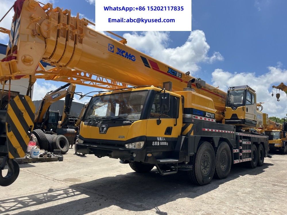 XCMG XCT80 80ton - עגורן נייד: תמונה 4 XCMG XCT80 80ton - עגורן נייד: תמונה 4