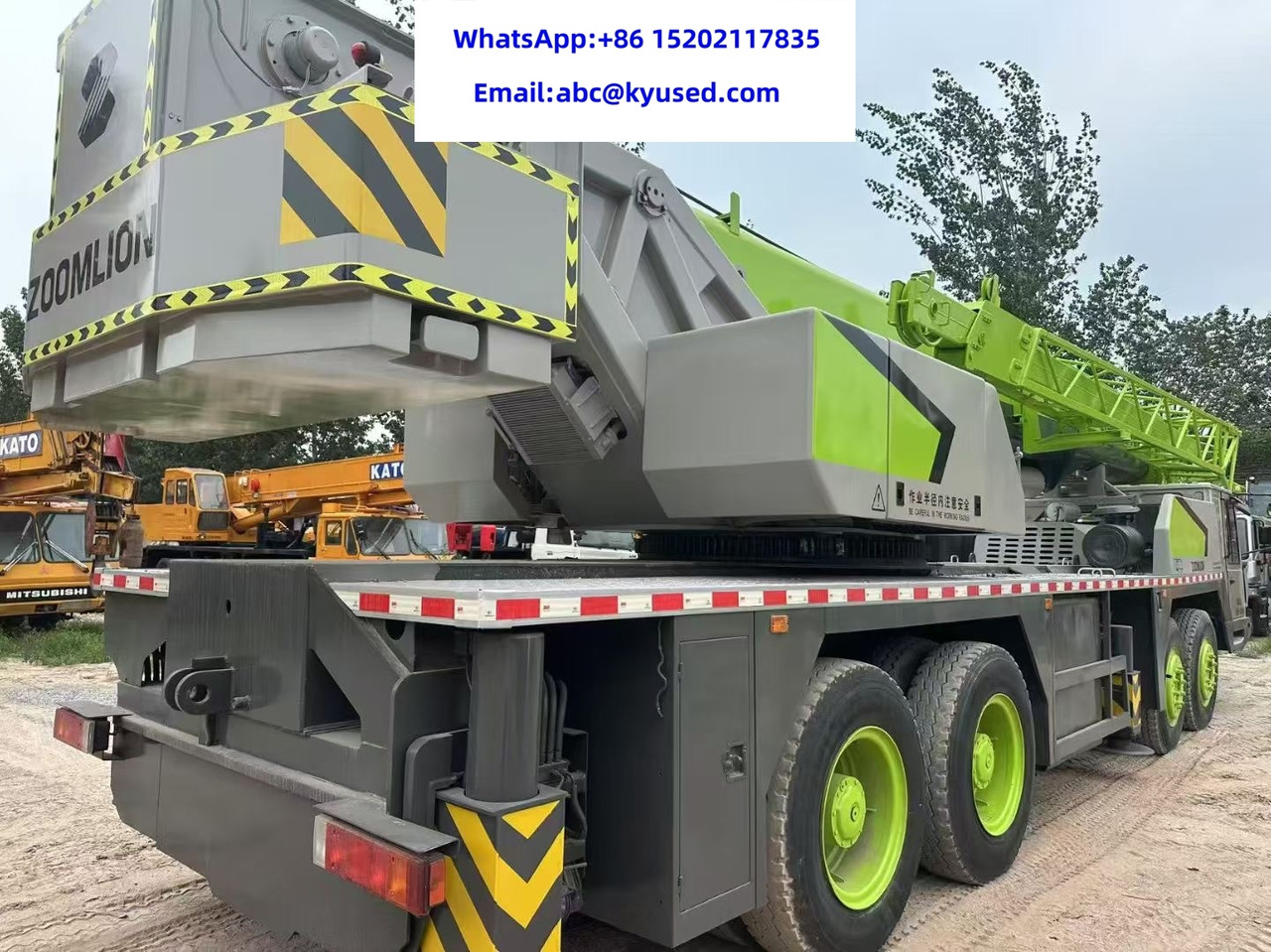 ZOOMLION QY70V ZTC700V QY80V ZTC800V 70TON 80TON CRANE - עגורן נייד: תמונה 2 ZOOMLION QY70V ZTC700V QY80V ZTC800V 70TON 80TON CRANE - עגורן נייד: תמונה 2