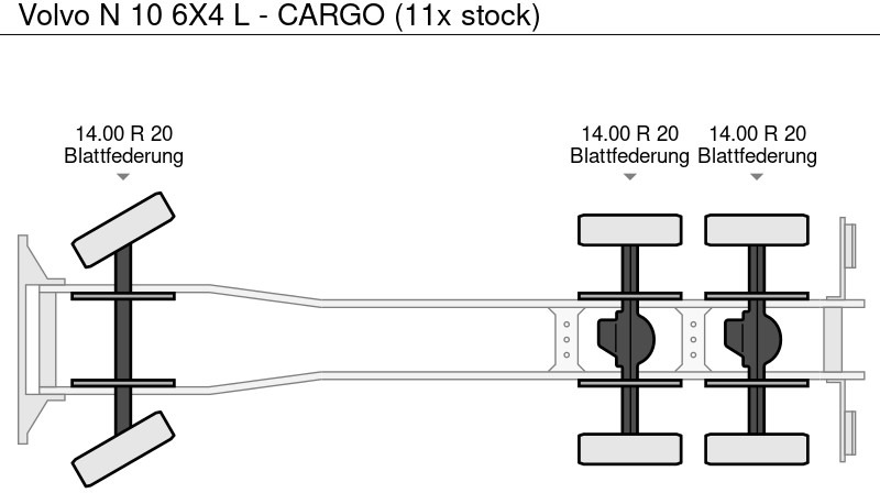 משאית Volvo N 10 6X4 L - CARGO (11x stock): תמונה 17