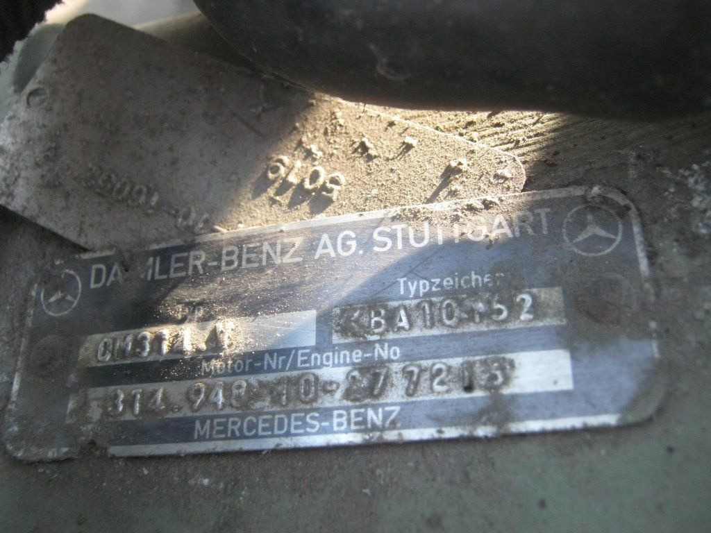 Mercedes-Benz 508 OM314 4.0D - מנוע עבור משאית: תמונה 2 Mercedes-Benz 508 OM314 4.0D - מנוע עבור משאית: תמונה 2