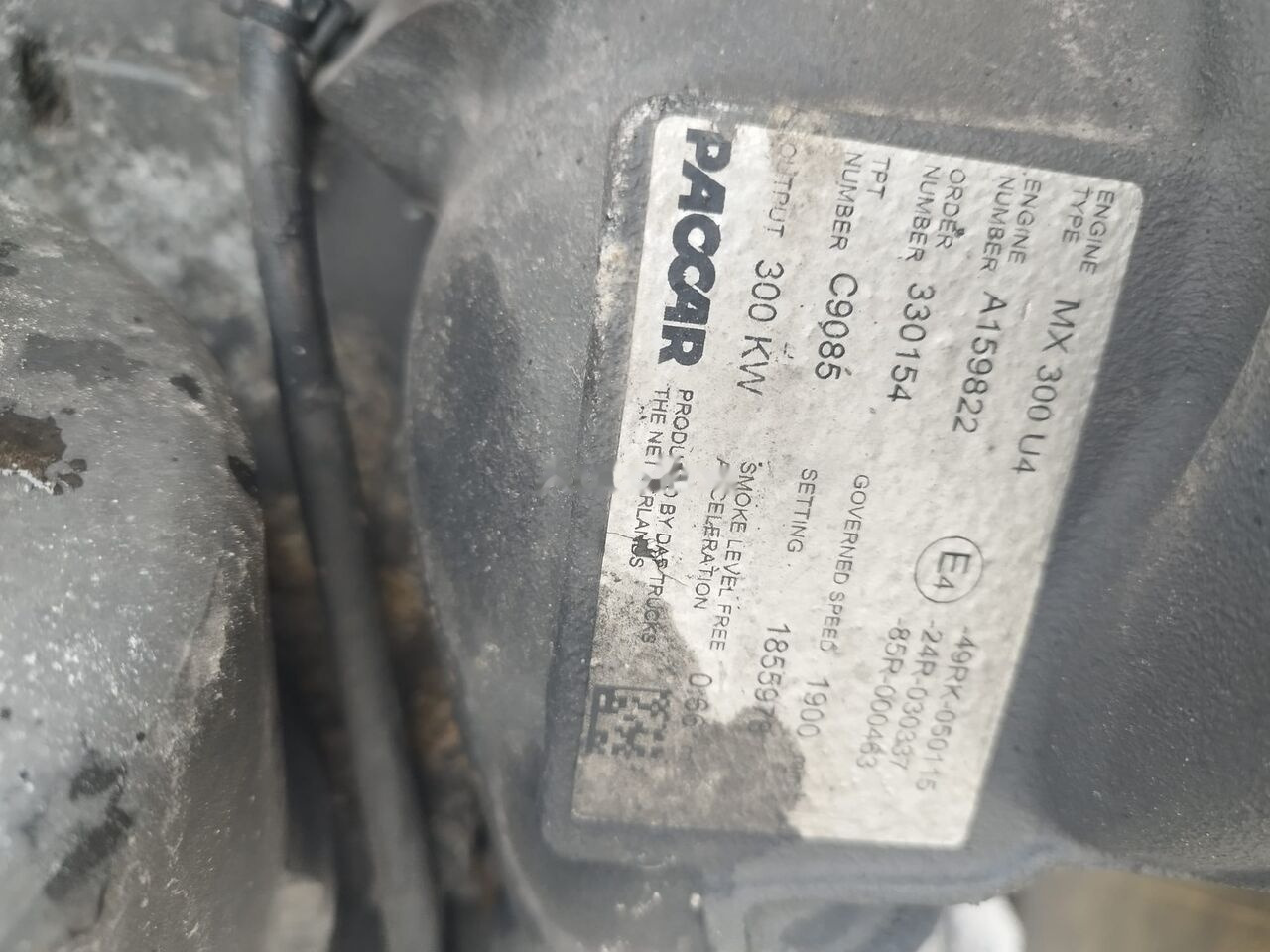 DAF MX 300 U4 DAF XF, CF - מנוע עבור משאית: תמונה 4 DAF MX 300 U4 DAF XF, CF - מנוע עבור משאית: תמונה 4