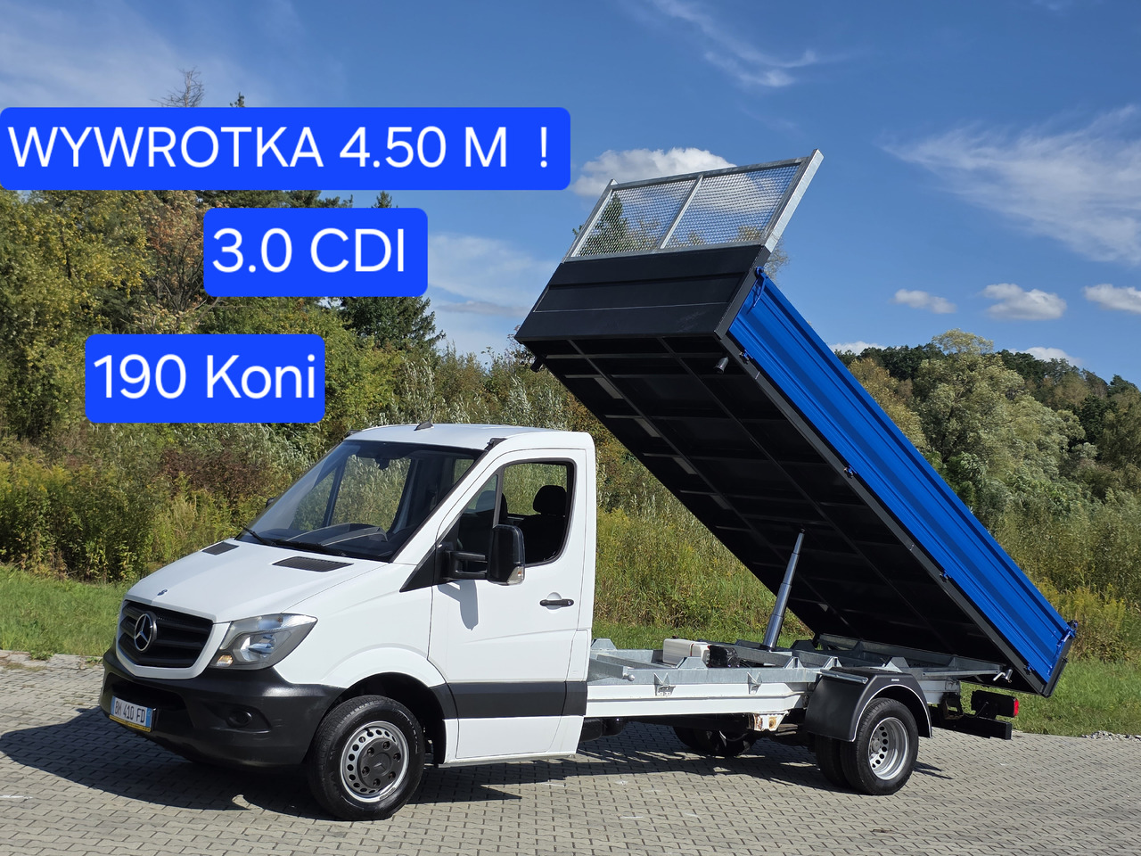 MERCEDES-BENZ Sprinter 419 CDI Wywrotka 4.50 M ! Kiper 3-Stronny ! Klima ! 3.0 CDI * 190 Km ! - כלי רכב מסחרי מזהיר: תמונה 1 MERCEDES-BENZ Sprinter 419 CDI Wywrotka 4.50 M ! Kiper 3-Stronny ! Klima ! 3.0 CDI * 190 Km ! - כלי רכב מסחרי מזהיר: תמונה 1