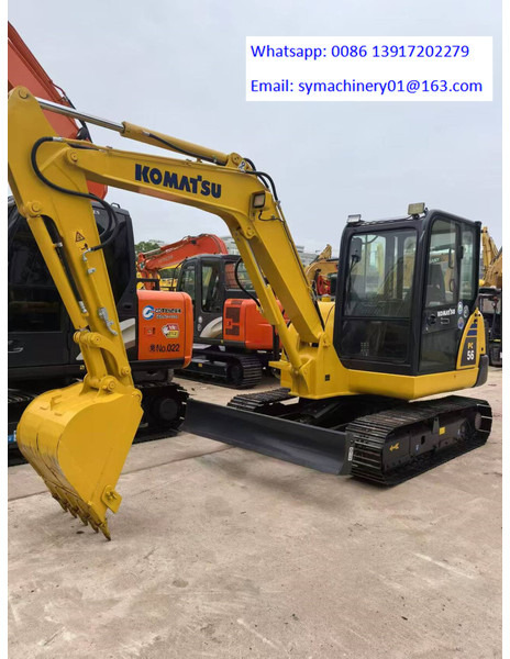 Komatsu PC56 - מיני מחפר: תמונה 5 Komatsu PC56 - מיני מחפר: תמונה 5