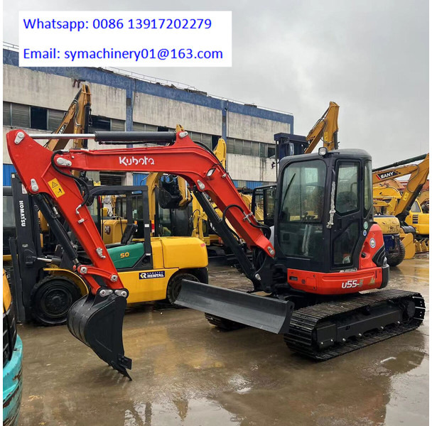 Kubota U55-5 - מיני מחפר: תמונה 1 Kubota U55-5 - מיני מחפר: תמונה 1