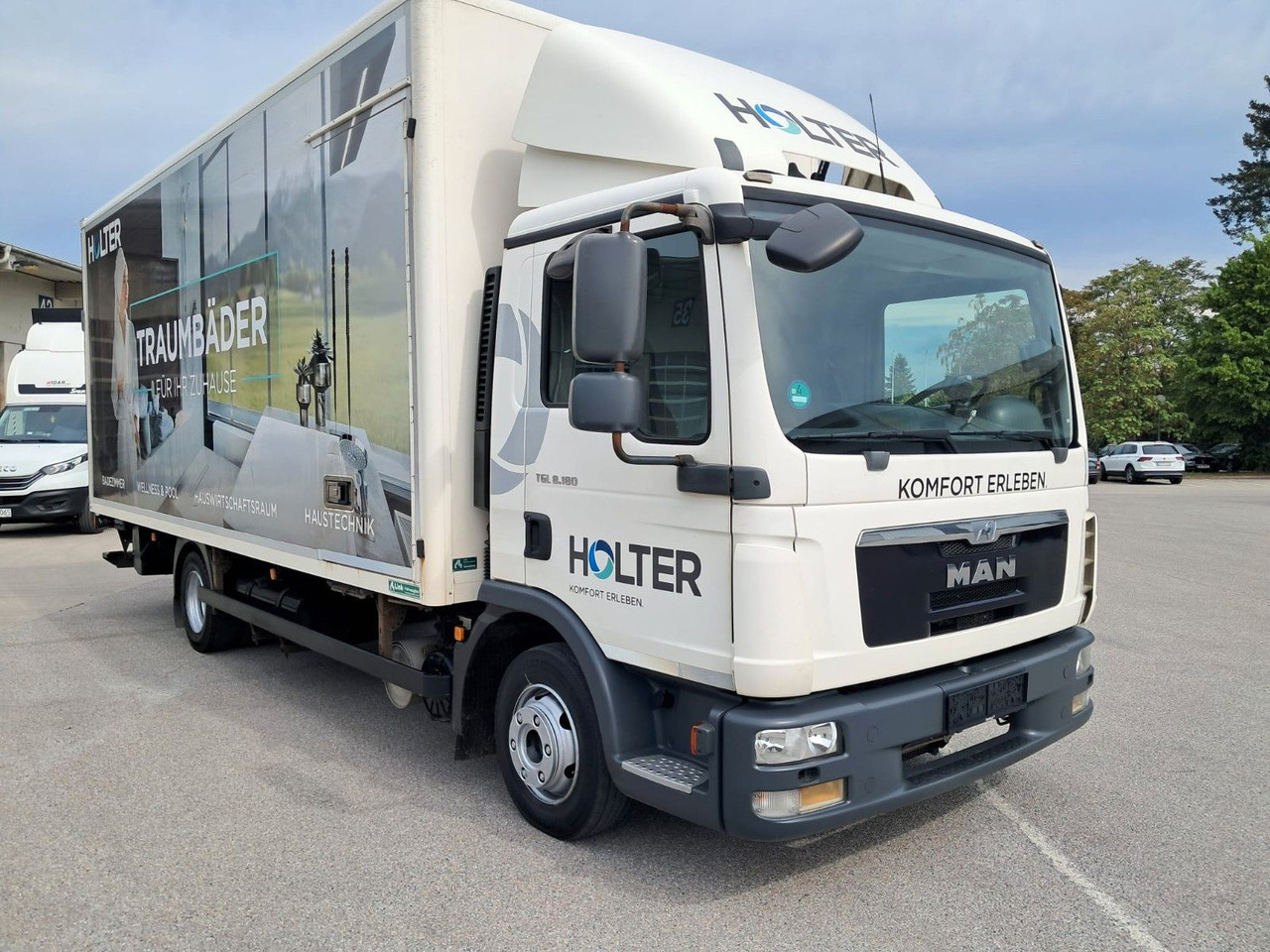 MAN TGL 8.180 Koffer mit LBW | Klima | Diff. | Tempo - משאית תיבה: תמונה 2 MAN TGL 8.180 Koffer mit LBW | Klima | Diff. | Tempo - משאית תיבה: תמונה 2
