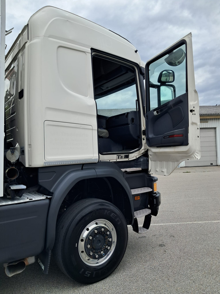 משאית עץ, משאית מנוף SCANIA G 490 6x6 Blatt-Blatt | Klima | Schaltgetriebe | Euro 6 | Penz-Kran 12Z |: תמונה 23