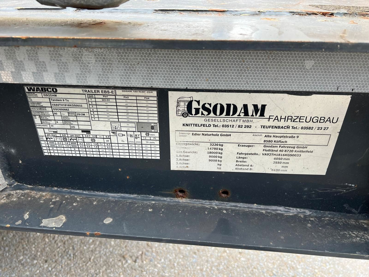Schwarzmüller Gsodam 18t Zentralachsanhänger - קרון נגרר לעץ: תמונה 5 Schwarzmüller Gsodam 18t Zentralachsanhänger - קרון נגרר לעץ: תמונה 5