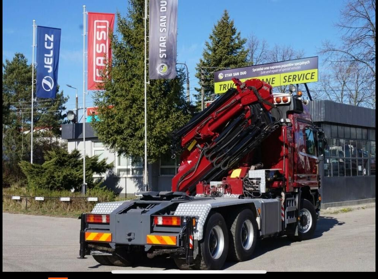 Mercedes-Benz ACTROS 3348 Kran HMF3720K4 Fly-Jip Fun k Klima - משאית מנוף: תמונה 4 Mercedes-Benz ACTROS 3348 Kran HMF3720K4 Fly-Jip Fun k Klima - משאית מנוף: תמונה 4