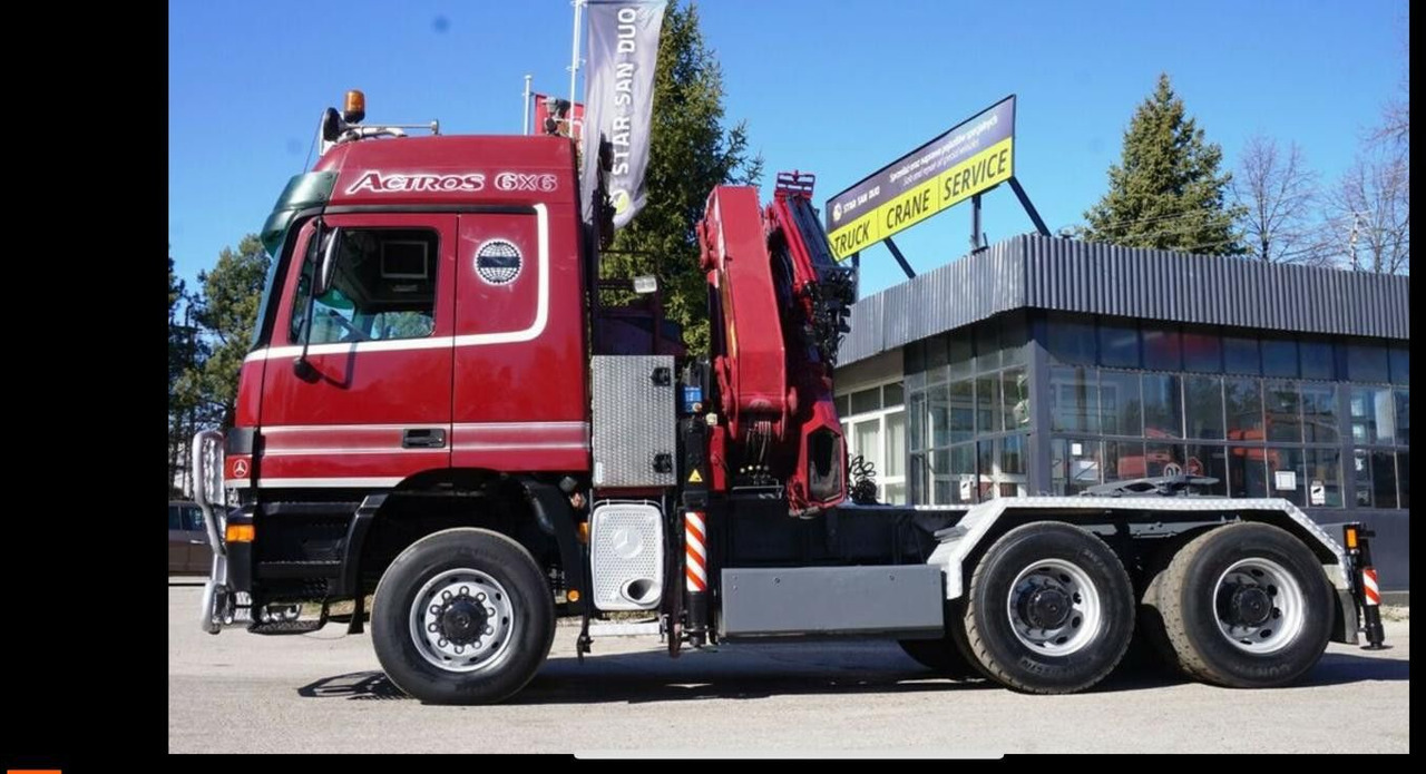 Mercedes-Benz ACTROS 3348 Kran HMF3720K4 Fly-Jip Fun k Klima - משאית מנוף: תמונה 3 Mercedes-Benz ACTROS 3348 Kran HMF3720K4 Fly-Jip Fun k Klima - משאית מנוף: תמונה 3