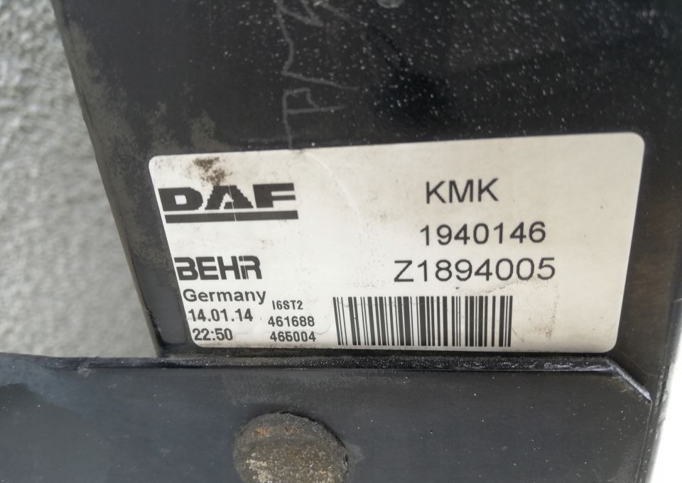 CHŁODNICA WODY DAF XF 106 EURO 6 Szczelna 1940146 - רדיאטור עבור משאית: תמונה 3 CHŁODNICA WODY DAF XF 106 EURO 6 Szczelna 1940146 - רדיאטור עבור משאית: תמונה 3