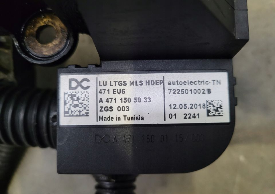 INSTALACJA MERCEDES ACTROS MP4 A4711505933 - כבלים/ רתמת חוט עבור משאית: תמונה 2 INSTALACJA MERCEDES ACTROS MP4 A4711505933 - כבלים/ רתמת חוט עבור משאית: תמונה 2