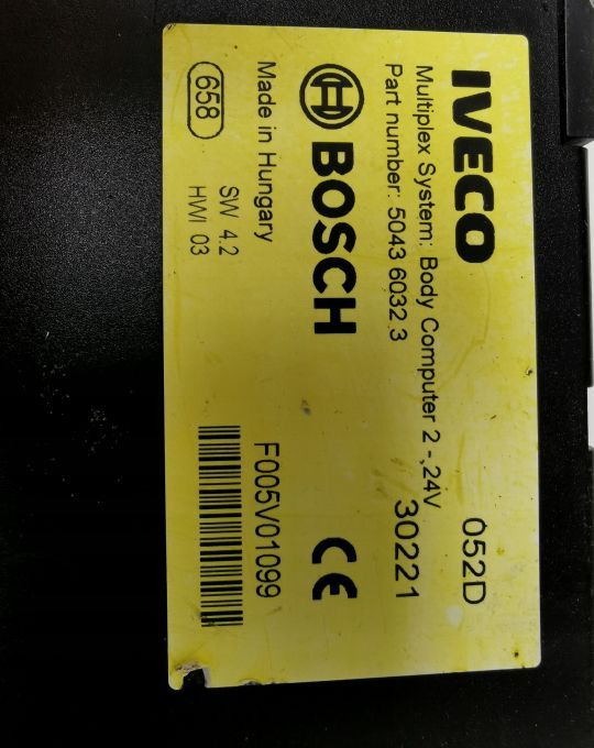 Moduł komputer multiplex IVECO STRALIS 504 360 323 - ECU עבור משאית: תמונה 2 Moduł komputer multiplex IVECO STRALIS 504 360 323 - ECU עבור משאית: תמונה 2