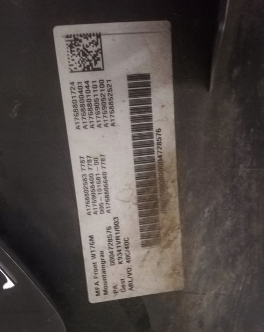 ZDERZAK MERCEDES A klasa A176 880 25 83 77 87 - פגוש: תמונה 4 ZDERZAK MERCEDES A klasa A176 880 25 83 77 87 - פגוש: תמונה 4