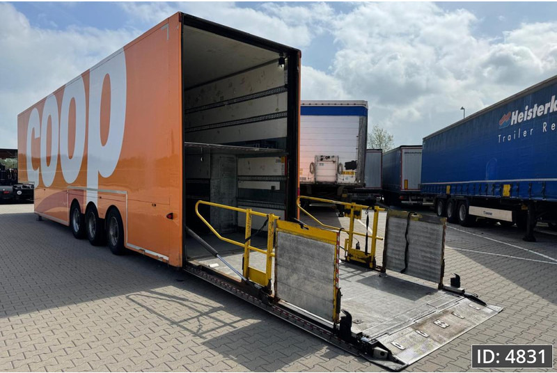 BURGERS Double-Deck / Steering axle / Tail lift / Racing / 5 pieces - סמיטריילר בתיבה סגורה: תמונה 3 BURGERS Double-Deck / Steering axle / Tail lift / Racing / 5 pieces - סמיטריילר בתיבה סגורה: תמונה 3