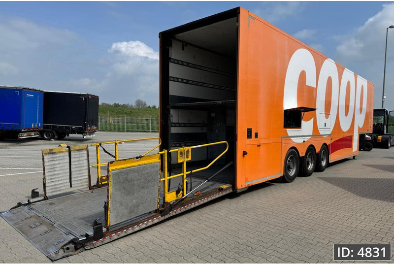 BURGERS Double-Deck / Steering axle / Tail lift / Racing / 5 pieces - סמיטריילר בתיבה סגורה: תמונה 4 BURGERS Double-Deck / Steering axle / Tail lift / Racing / 5 pieces - סמיטריילר בתיבה סגורה: תמונה 4