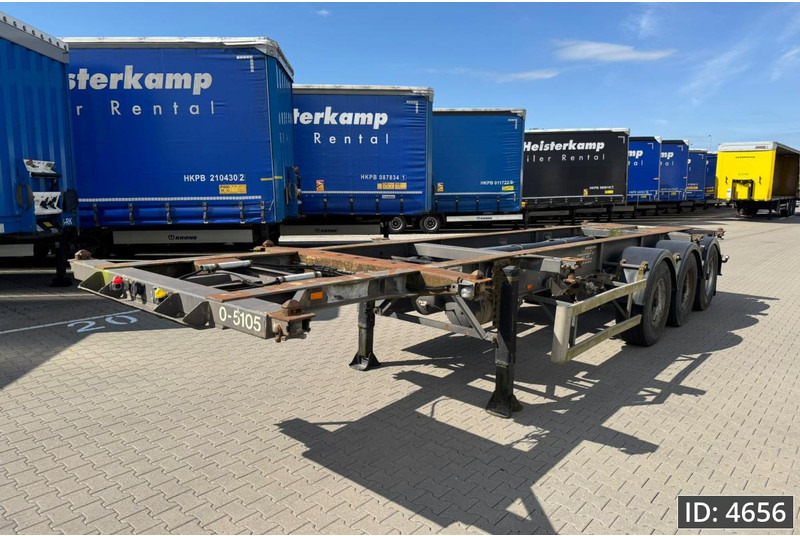 DESOT 3AT / 20-30 ft / BPW - סמיטריילר מוביל מכולות/ החלפת גוף: תמונה 1 DESOT 3AT / 20-30 ft / BPW - סמיטריילר מוביל מכולות/ החלפת גוף: תמונה 1