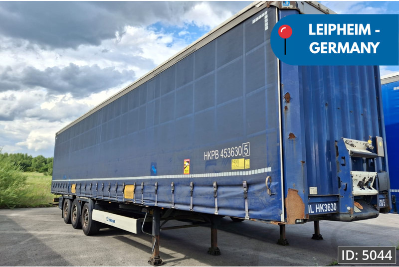 Krone SD / BPW Disk / Huckepack - סמיטריילר עם וילונות צד: תמונה 1 Krone SD / BPW Disk / Huckepack - סמיטריילר עם וילונות צד: תמונה 1