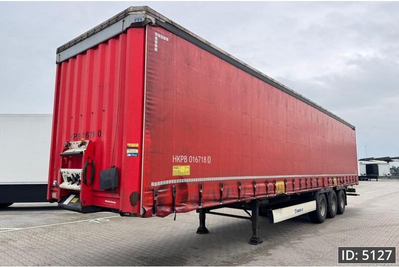 Krone SD / BPW Drum / Huckepack - סמיטריילר עם וילונות צד: תמונה 1 Krone SD / BPW Drum / Huckepack - סמיטריילר עם וילונות צד: תמונה 1