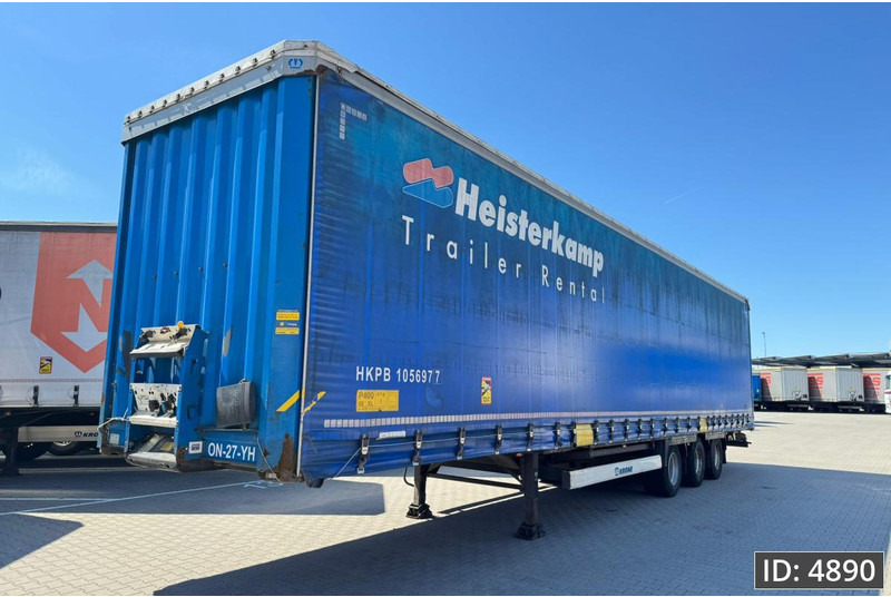 Krone SD Mega / BPW Drum / Huckepack - סמיטריילר עם וילונות צד: תמונה 1 Krone SD Mega / BPW Drum / Huckepack - סמיטריילר עם וילונות צד: תמונה 1