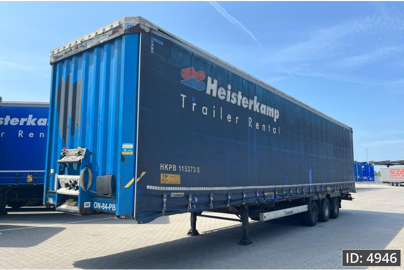 Krone SD Mega / BPW Drum / Huckepack - סמיטריילר עם וילונות צד: תמונה 1 Krone SD Mega / BPW Drum / Huckepack - סמיטריילר עם וילונות צד: תמונה 1