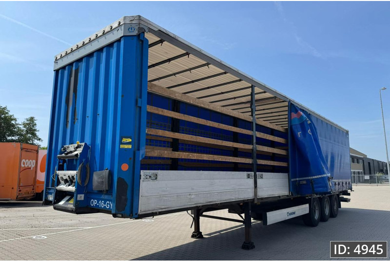 Krone SD / Sideboards / Drum brakes / DHOLLANDIA 2000KG - סמיטריילר עם וילונות צד: תמונה 1 Krone SD / Sideboards / Drum brakes / DHOLLANDIA 2000KG - סמיטריילר עם וילונות צד: תמונה 1