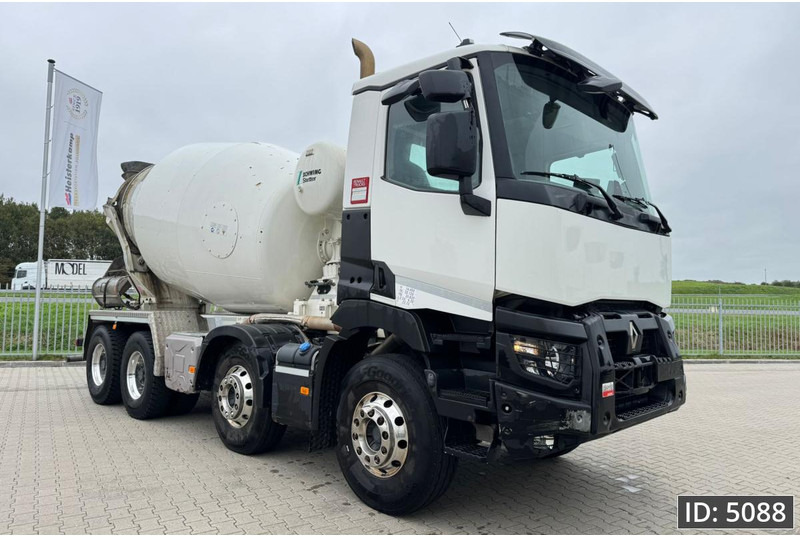 Renault C480 Day Cab, Euro 6, 8x4 / Full steel / 9m3 / TOP!! - משאית מערבלת בטון: תמונה 4 Renault C480 Day Cab, Euro 6, 8x4 / Full steel / 9m3 / TOP!! - משאית מערבלת בטון: תמונה 4