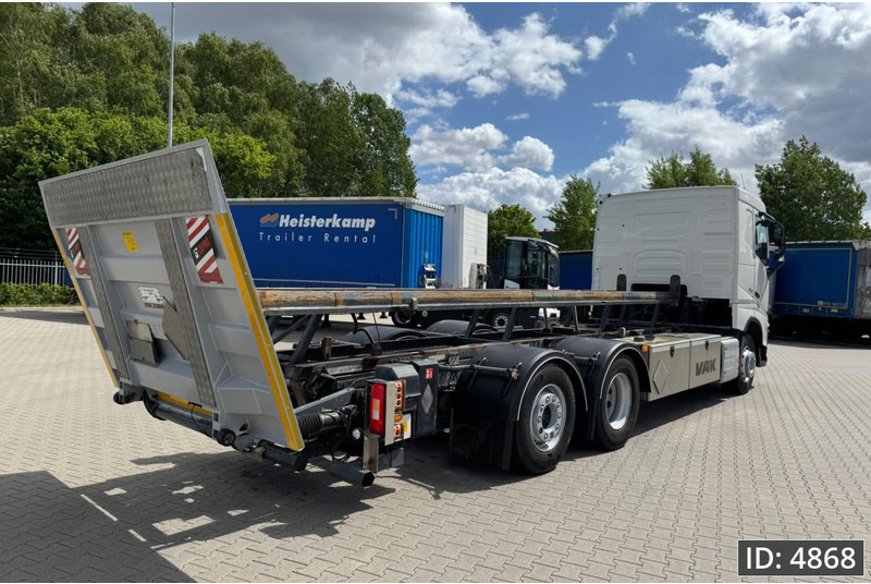 Volvo FH 500 Globetrotter, Euro 6, / 6x2 / Hydraulic body / frame 7.4 m / Tail lift - מוביל מכולות/ משאית החלפת גוף: תמונה 3 Volvo FH 500 Globetrotter, Euro 6, / 6x2 / Hydraulic body / frame 7.4 m / Tail lift - מוביל מכולות/ משאית החלפת גוף: תמונה 3