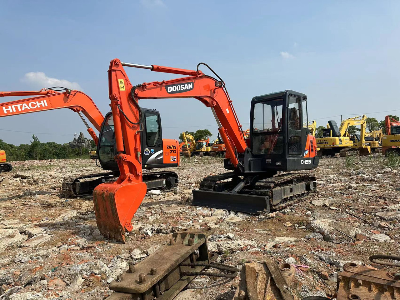 DOOSAN DH55 Mini Excavator 5.5T - מיני מחפר: תמונה 5 DOOSAN DH55 Mini Excavator 5.5T - מיני מחפר: תמונה 5