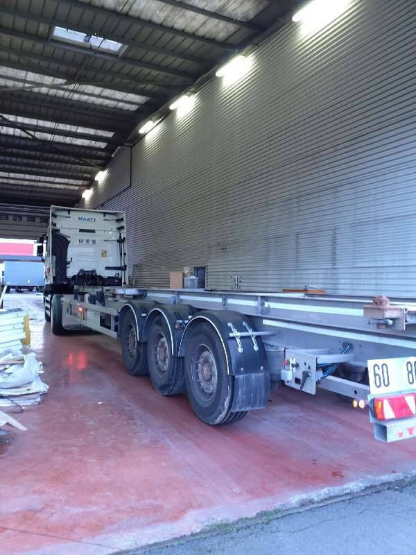 Semi-remorque 3 Essieux 38 TONNES CHARIOT COULISSANT - סמיטריילר מוביל מכולות/ החלפת גוף: תמונה 1 Semi-remorque 3 Essieux 38 TONNES CHARIOT COULISSANT - סמיטריילר מוביל מכולות/ החלפת גוף: תמונה 1