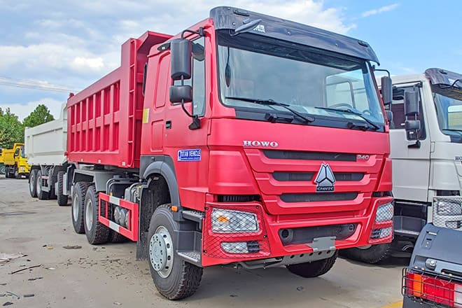 SINOTRUK New Sinotruk Howo 340 Tipper Trucks for Sale in Mali - מזהיר: תמונה 2 SINOTRUK New Sinotruk Howo 340 Tipper Trucks for Sale in Mali - מזהיר: תמונה 2