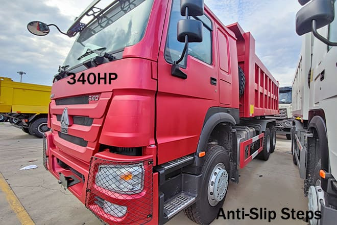 SINOTRUK New Sinotruk Howo 340 Tipper Trucks for Sale in Mali - מזהיר: תמונה 5 SINOTRUK New Sinotruk Howo 340 Tipper Trucks for Sale in Mali - מזהיר: תמונה 5