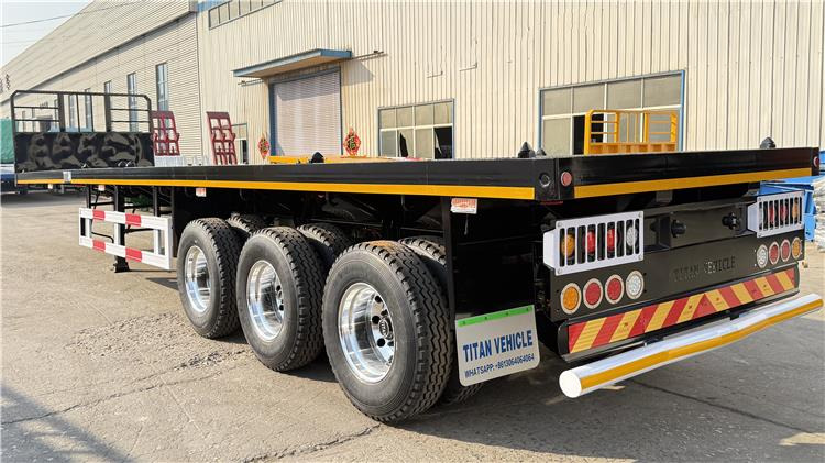 TITAN 12.5M 3 Axle Flat Deck Trailer for Sale In Tanzania - סמיטריילר מוביל מכולות/ החלפת גוף: תמונה 5 TITAN 12.5M 3 Axle Flat Deck Trailer for Sale In Tanzania - סמיטריילר מוביל מכולות/ החלפת גוף: תמונה 5