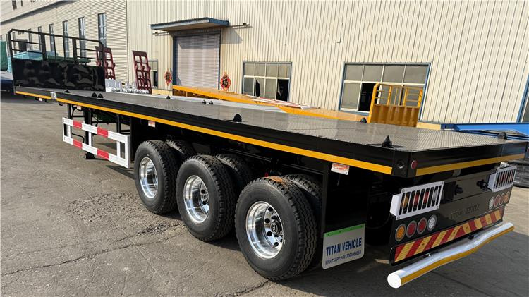 TITAN 12.5M 3 Axle Flat Deck Trailer for Sale In Tanzania - סמיטריילר מוביל מכולות/ החלפת גוף: תמונה 4 TITAN 12.5M 3 Axle Flat Deck Trailer for Sale In Tanzania - סמיטריילר מוביל מכולות/ החלפת גוף: תמונה 4