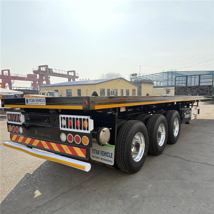 TITAN 12.5M 3 Axle Flat Deck Trailer for Sale In Tanzania - סמיטריילר מוביל מכולות/ החלפת גוף: תמונה 1 TITAN 12.5M 3 Axle Flat Deck Trailer for Sale In Tanzania - סמיטריילר מוביל מכולות/ החלפת גוף: תמונה 1