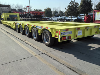 TITAN 120 ton detachable lowbed trailer for sale in Nigeria - סמיטריילר: תמונה 1 TITAN 120 ton detachable lowbed trailer for sale in Nigeria - סמיטריילר: תמונה 1