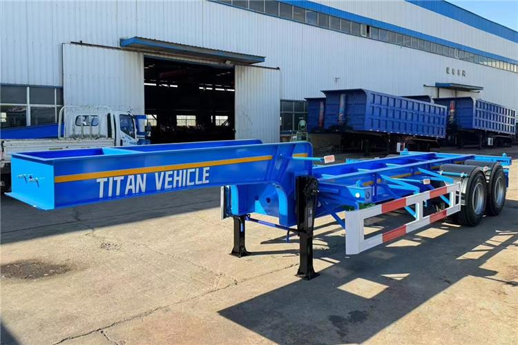TITAN 2 Axle 20ft ISO Tank Chassis Trailer for Sale In Papua New Guinea - סמיטריילר שלדה: תמונה 1 TITAN 2 Axle 20ft ISO Tank Chassis Trailer for Sale In Papua New Guinea - סמיטריילר שלדה: תמונה 1