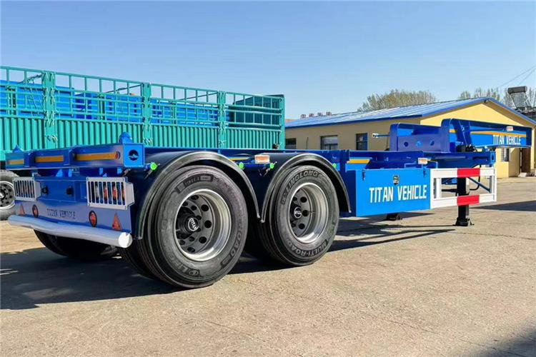 TITAN 2 Axle 20ft ISO Tank Chassis Trailer for Sale In Papua New Guinea - סמיטריילר שלדה: תמונה 5 TITAN 2 Axle 20ft ISO Tank Chassis Trailer for Sale In Papua New Guinea - סמיטריילר שלדה: תמונה 5