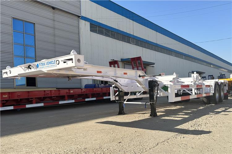 TITAN 2 Axle 40ft Container Transport Trailer for Sale In Nigeria - סמיטריילר שלדה: תמונה 2 TITAN 2 Axle 40ft Container Transport Trailer for Sale In Nigeria - סמיטריילר שלדה: תמונה 2