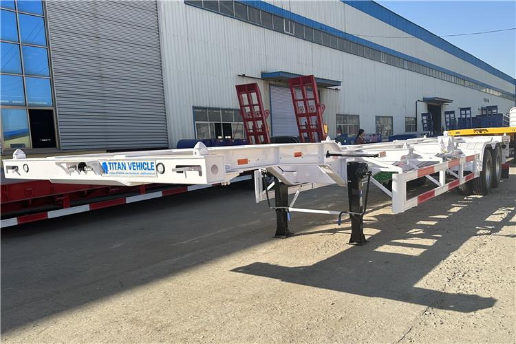 TITAN 2 Axle 40ft Container Transport Trailer for Sale In Nigeria - סמיטריילר שלדה: תמונה 1 TITAN 2 Axle 40ft Container Transport Trailer for Sale In Nigeria - סמיטריילר שלדה: תמונה 1