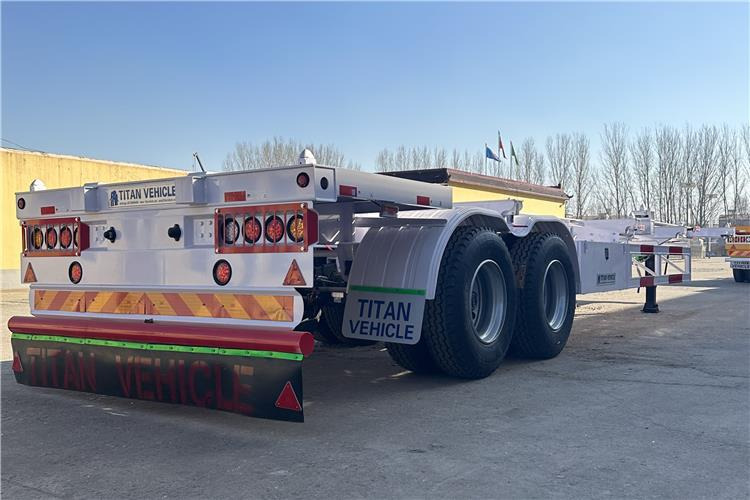 TITAN 2 Axle 40ft Container Transport Trailer for Sale In Nigeria - סמיטריילר שלדה: תמונה 5 TITAN 2 Axle 40ft Container Transport Trailer for Sale In Nigeria - סמיטריילר שלדה: תמונה 5