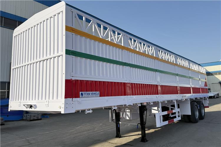 TITAN 2 Axle Fence Cargo Trailer with Bogie Suspension for Sale In Zimbabwe - סמיטריילר להובלת בעלי חיים: תמונה 4 TITAN 2 Axle Fence Cargo Trailer with Bogie Suspension for Sale In Zimbabwe - סמיטריילר להובלת בעלי חיים: תמונה 4