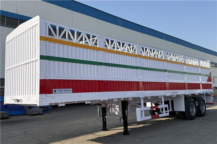 TITAN 2 Axle Fence Cargo Trailer with Bogie Suspension for Sale In Zimbabwe - סמיטריילר להובלת בעלי חיים: תמונה 5 TITAN 2 Axle Fence Cargo Trailer with Bogie Suspension for Sale In Zimbabwe - סמיטריילר להובלת בעלי חיים: תמונה 5