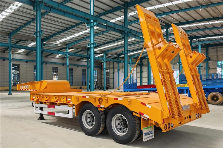 TITAN 2 Axle Low Loader Truck Trailer for Sale In Uganda - סמיטריילר עם מטען נמוך: תמונה 5 TITAN 2 Axle Low Loader Truck Trailer for Sale In Uganda - סמיטריילר עם מטען נמוך: תמונה 5