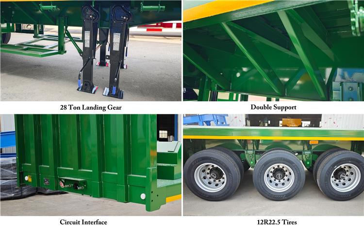 TITAN 2025 New 3 Axle Flatbed Trailer for Sale In Guyana - סמיטריילר שלדה: תמונה 4 TITAN 2025 New 3 Axle Flatbed Trailer for Sale In Guyana - סמיטריילר שלדה: תמונה 4