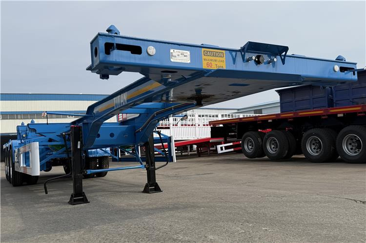 TITAN 3 Axle 40 foot Container Trailer for Sale In Senegal - סמיטריילר שלדה: תמונה 5 TITAN 3 Axle 40 foot Container Trailer for Sale In Senegal - סמיטריילר שלדה: תמונה 5