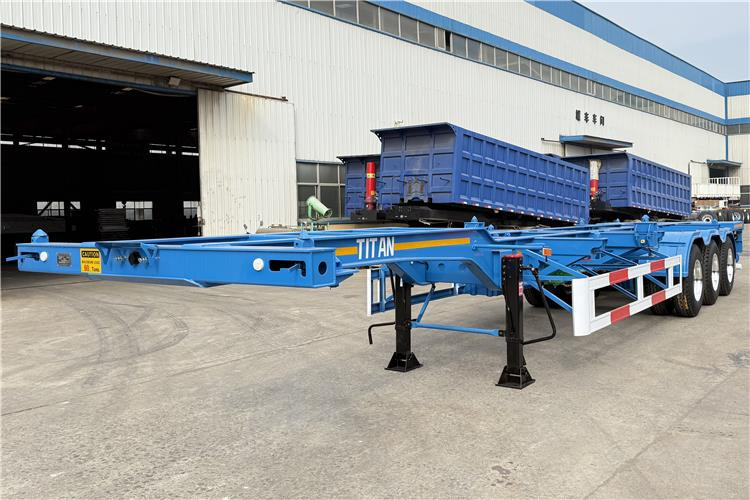 TITAN 3 Axle 40 foot Container Trailer for Sale In Senegal - סמיטריילר שלדה: תמונה 1 TITAN 3 Axle 40 foot Container Trailer for Sale In Senegal - סמיטריילר שלדה: תמונה 1