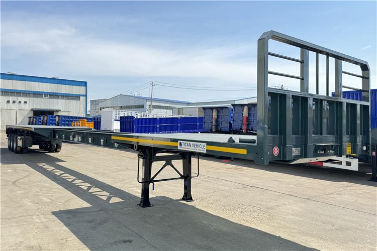 TITAN 3 Axle 40ft Extendable Flatbed Trailer for Sale In Argentina - סמיטריילר צד נופל/ שטוח: תמונה 4 TITAN 3 Axle 40ft Extendable Flatbed Trailer for Sale In Argentina - סמיטריילר צד נופל/ שטוח: תמונה 4