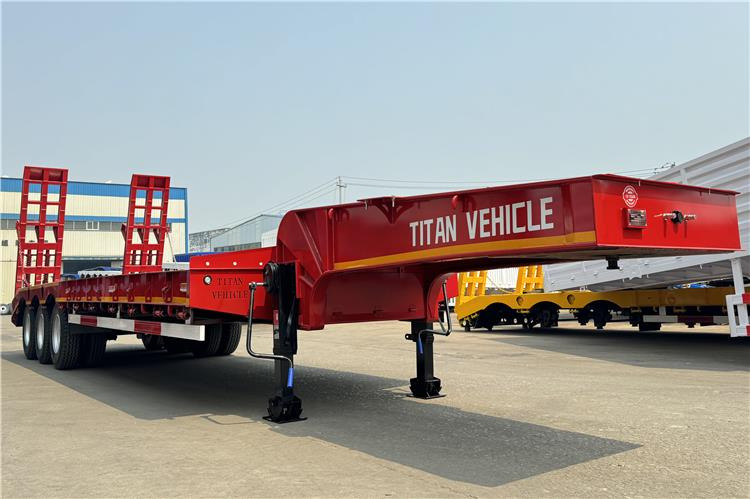 TITAN 3 Axle 60 Ton Truck Lowbed Trailer for Sale In Kenya - סמיטריילר עם מטען נמוך: תמונה 1 TITAN 3 Axle 60 Ton Truck Lowbed Trailer for Sale In Kenya - סמיטריילר עם מטען נמוך: תמונה 1